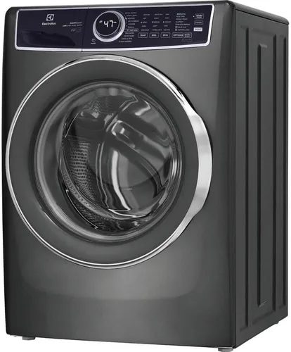 Vista 3 de Electrolux Lavadora de carga frontal apilable de 4.5 pies cúbicos en titanio con SmartBoost, blancos ópticos y enjuague puro