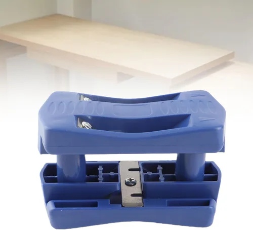 Vista 4 de Walfront Bordes dobles Trimmer Double Chapa Bordes Trimmer Manual Madera Bordes Dispositivo de bandas para PVC Contrachapado Melamina