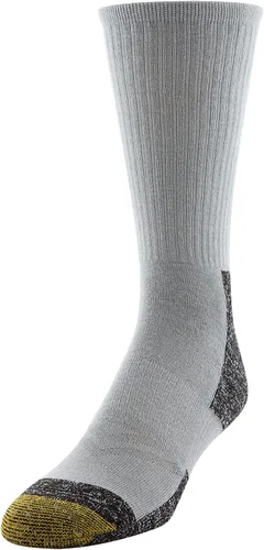 Vista 2 de GOLDTOE - Calcetines cortos para hombre, 6 pares, Grisblanconegro