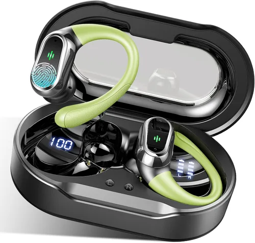 Vista 11 de Auriculares inalámbricos, Bluetooth 5.4 2026 deportivos, auriculares Bluetooth con micrófono ENC con cancelación de ruido, auriculares inalámbricos