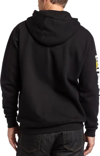 Vista 4 de CAT Workwear Sudadera con Capucha Caterpillar Trademark Banner para Hombre Negro