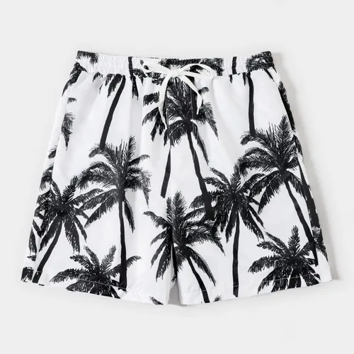 Vista 5 de IFFEI - Conjunto de bikini de dos piezas traje de baño a juego para la familia trajes de baño Mommy and Me mami y yo con volantes y estampados