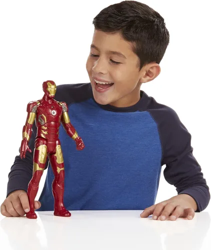Vista 3 de Marvel Avengers Age of Ultron Titan Hero Tech Iron Man Figura de 12 pulgadas