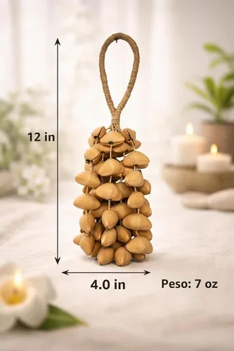 Vista 2 de Agitador de mano XXL (Juju Chacha Pangi Pala) Campana de mano Accesorios de percusión (Chacha)