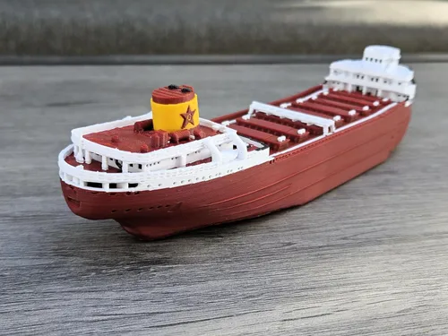 Vista 5 de TheRoller3d Edmund Fitzgerald - Modelo flotante para bañera y piscina, regalos RMS Titanic