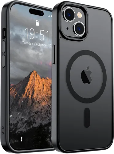Vista 299 de SUPFINE Funda magnética para iPhone SE 2022 (3ª)/2020 (2ª), iPhone 8 (compatible con MagSafe) (protección contra caídas de grado militar), funda