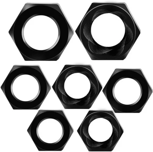 Vista 5 de Juego de 10 piezas de extractor de tornillos y tuercas de impacto, juego de extractor de tornillos y juego de herramientas extractoras de pernos