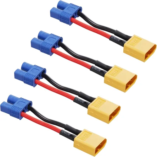 Vista 14 de Conector hembra 10AWG Ec5 a SAE, paquete de 2 cables SAE a EC5 de alimentación automotriz, adecuado para batería solar de coche, 5.9 in