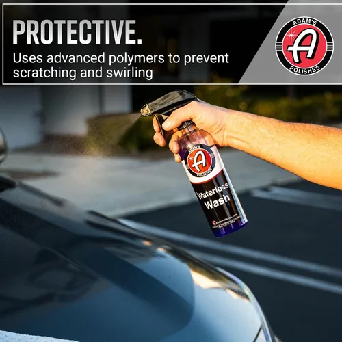 Vista 4 de Adam's Polishes Lavado de Autos sin Agua - Fabricado con Emulsificadores Avanzados y Lubricantes Especiales - Lavado de Autos Ecológico sin Agua sin