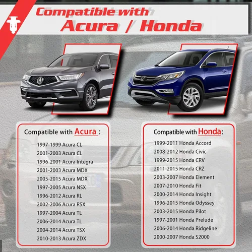 Vista 3 de OTUAYAUTO 100 piezas de clips para parachoques, clips de remplazo de forro de defensa de 10 mm para Honda Accord 1999-2011, clips de retenedores