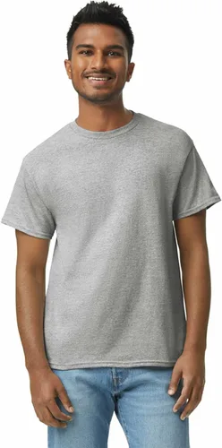 Vista 26 de Gildan Camiseta de algodón pesado para adultos, estilo G5000, paquete múltiple Gris ceniza (paquete de 2)