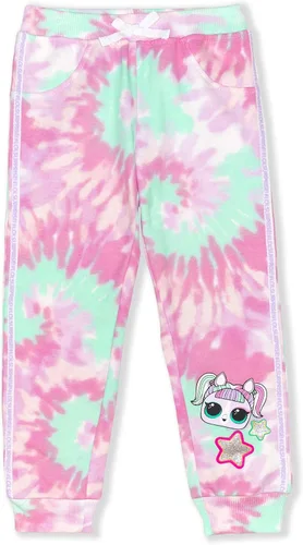 Vista 2 de LOL Surprise Dolls 2 Pack Jogger Sweatpants for Little Girls Aqua or Pink