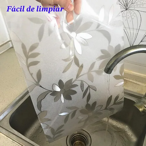 Vista 4 de Juego de 4 manteles individuales gruesos e impermeables de plástico limpio para cocina, mesa de comedor, manteles individuales de plástico, lavables