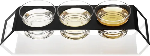 Vista 9 de Viski Vasos de degustación de tequila de cristal, vasos de copa para mezcal, whisky, bourbon o bebidas puras, elegante juego de cristalería para bar
