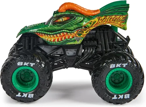 Vista 3 de Monster Jam 2023 Spin Master 1:64 Serie de camiones fundidos a troquel 32 Legacy Trucks Dragon