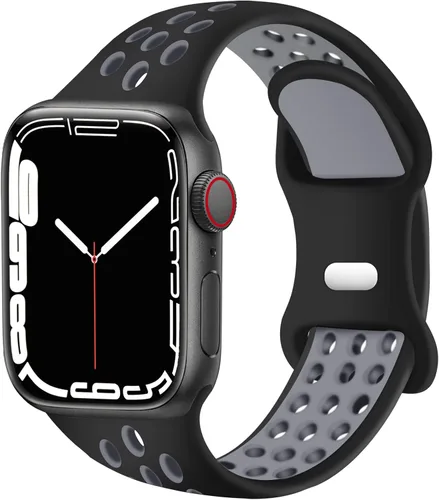 Vista 23 de Correas deportivas compatibles con correas de Apple Watch de 1.496 in 1.575 in 1.614 in 1.654 in 1.732 in 1.772 in 1.811 in 1.929 in, correa