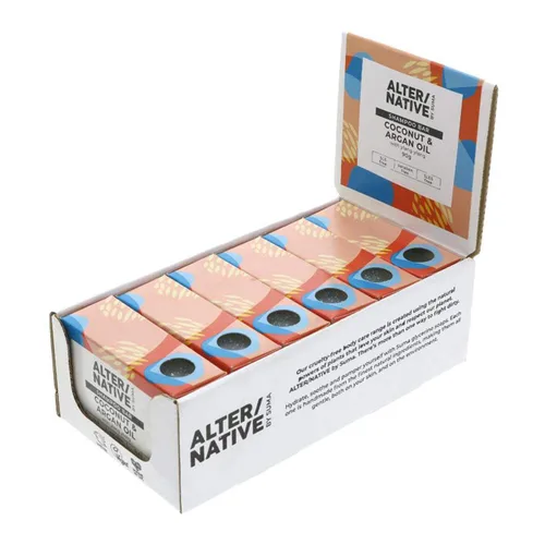 Vista 3 de Alter Native Natural Coconut & Argan - Barra de champú de glicerina de 3.15 onzas