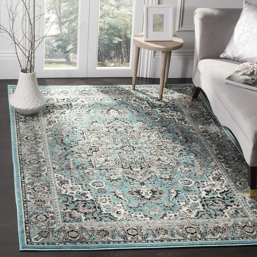 Vista 10 de SAFAVIEH Skyler Collection SKY126M - Alfombra bohemia estilo medallón envejecido, no desprende pelusa, para sala de estar o dormitorio, 2 x 4 pies