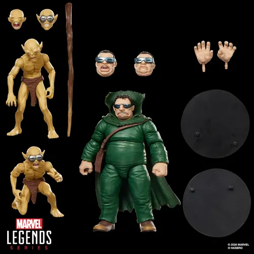 Vista 3 de Marvel Legends Series Marvel's Mole Man & Moloids - Paquete múltiple