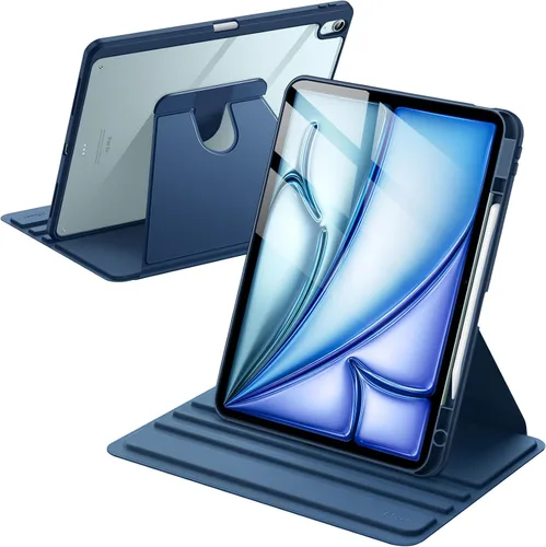 Vista 8 de JETech Funda giratoria de 360° para iPad Air de 13" M4/M3/M2, color morado Púrpura