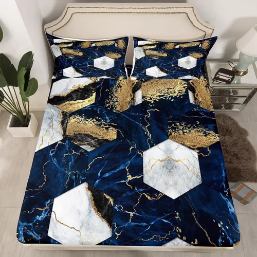 Vista 12 de Erosebridal Juego de cama de caballo para niñas, niños y parejas, sábana bajera ajustable de caballos blancos y negros, tamaño individual, diseño