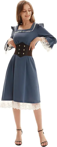 Vista 7 de GRACE KARIN Cinturón de cuero sintético para mujer remaches de cintura ancha cintura elástica cinturón Steampunk con botones