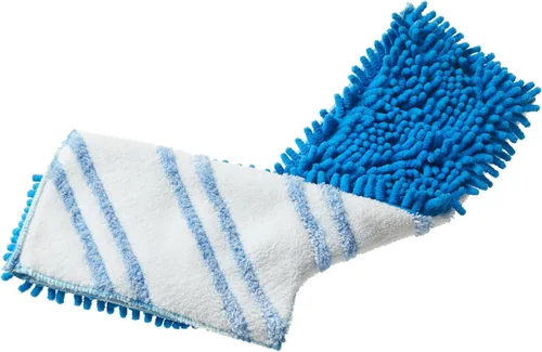 Vista 4 de Clorox Cabezal de repuesto de microfibra para mopa de polvo de doble acción, lavable a máquina, color azul