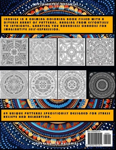 Vista 2 de Designs and Patterns Coloring Book For Adults