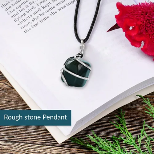 Vista 63 de PYOR Collar con colgante curativo de Reiki de cristal, gemas de buena suerte, prosperidad, riqueza, piedras preciosas naturales, collares de buena