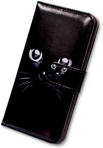 Vista 8 de Bcov Funda para Moto G Stylus 5G 2022 (no compatible con G Stylus 5G 2021), funda de cuero estilo gato negro con tapa para Motorola Moto G Stylus 5G