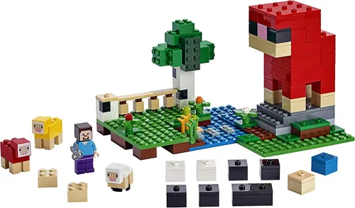 Vista 2 de LEGO Minecraft La Granja de Lana 21153 Kit de Construcción (260 Piezas)