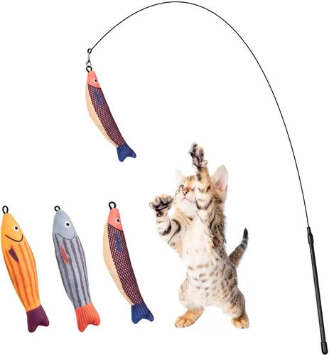 Vista 11 de PAZ'S GIFT Juguetes para gatos de felpa con hierba gatera, juguetes para patadas para gatos, limpia los dientes, elimina el mal aliento, adorables