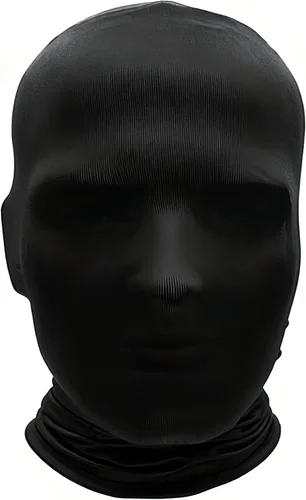 Vista 2 de Cosplay espeluznante máscara facial elástica unisex horrible