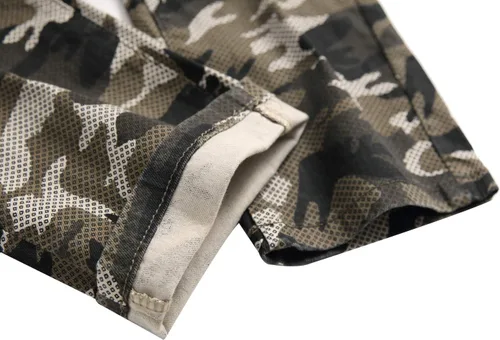 Vista 9 de DANT BULUN Pantalones deportivos de mezclilla ajustados elásticos para hombre