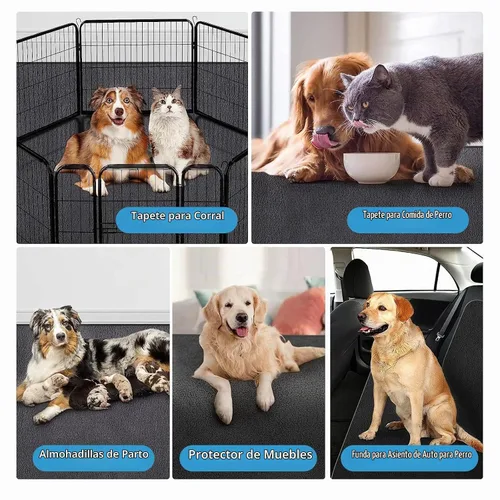 Vista 5 de Alfombrilla para jaula de perro para perrera, 36 x 24 pulgadas, 1
