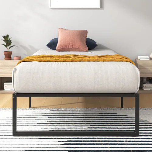 Vista 13 de Zinus Plataforma de cama/Base de colchón de 12 pulgadas, no necesita sommier/soporte de rejilla de metal, cama doble
