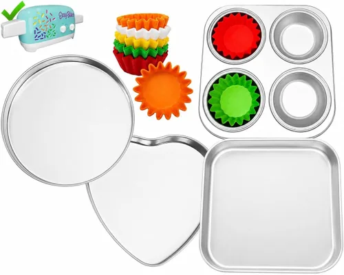 Vista 10 de Juego de Moldes de Lujo Compatible con Easy Bake Ultimate Oven Incluye 60 Forros para Cupcakes QUE SÍ SE AJUSTARÁN, A DIFERENCIA DE OTROS