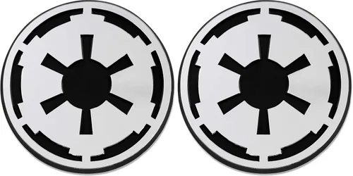Vista 2 de Emblema de plástico ABS, adhesivo, de 3 pulgadas, inspirado en el Imperio Galáctico.