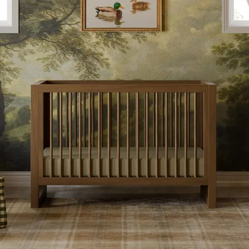 Vista 4 de Namesake Nantucket - Cuna convertible 3 en 1, nogal natural