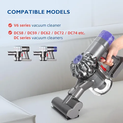 Vista 6 de Cubierta trasera del motor y filtro de poste HEPA compatible con Dyson V6 DC58 DC59 DC62 DC72 DC74 SV03 SV04 SV05 SV06 SV07 SV09 Accesorios