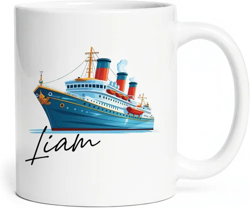 Vista 9 de Taza de café de ambulancia personalizada, taza de té blanca ambulancia de 11 onzas y 15 onzas, taza de café de cerámica personalizada con nombre