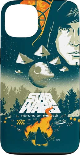 Vista 7 de Star Wars Funda con póster de película retro ilustrada con el regreso del Jedi para iPhone 17