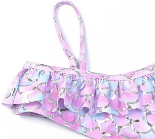 Vista 3 de CHILDRENSTAR Trajes de baño de dos piezas para niñas, traje de baño de playa y piscina