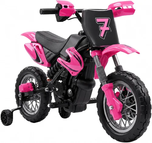 Vista 11 de Qaba Motocicleta eléctrica de 12 V para niños de 3 a 6 años, color verde