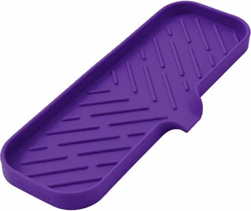 Vista 40 de MicoYang Jaboneras de Baño de Silicona con Boquilla de Drenaje - Organizador de Fregadero de Baño y Cocina, Soporte para Esponja, Bandeja de Jabón