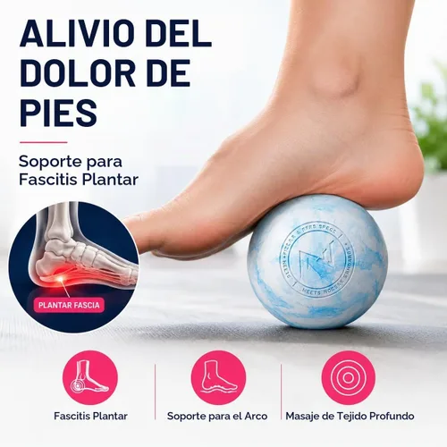 Vista 5 de FITZELAR Bolas de lacrosse de masaje para liberación miofascial, certificación de calidad, masaje de tejido profundo para espalda y hombro, terapia