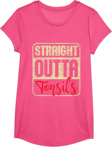 Vista 28 de Straight Outta Amígdalas - Camiseta de recuperación de cirugía de eliminación de amígdalas Asphalt Grey