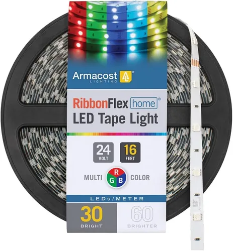 Vista 7 de Armacost Lighting Cinta de luz LED multicolor RibbonFlex Home 613210, 30 LEDs/metro, 8.2 pies (8.2 ft)