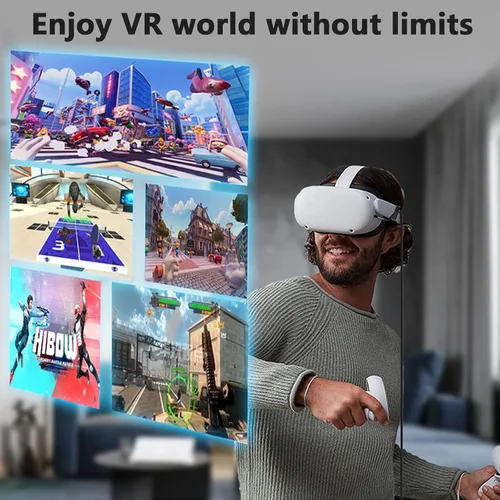 Vista 6 de Mshyet Cable de enlace compatible con OculusMeta Quest 2Pico 4 accesorios y PCSteam VR, cable de carga de transferencia de datos de alta velocidad