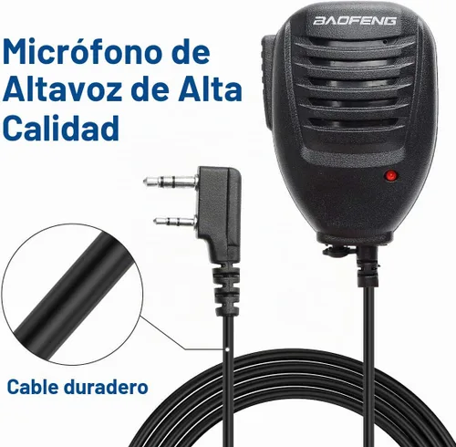 Vista 2 de Baofeng BF-S112, radio con bocina bidireccional